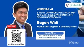 Webinar Intensif Ubah Buku jadi Media Belajar pakai AI