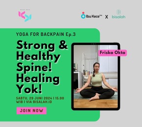 KELAS KECE YOGA FOR BACKPAIN EP.3 