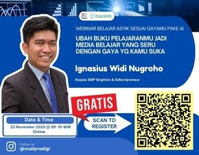 Webinar Belajar Asyik sesuai Gayamu pakai AI