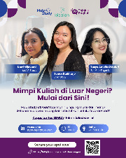 [FREE WEBINAR] Mimpi Kuliah di Luar Negeri? Mulai dari Sini!